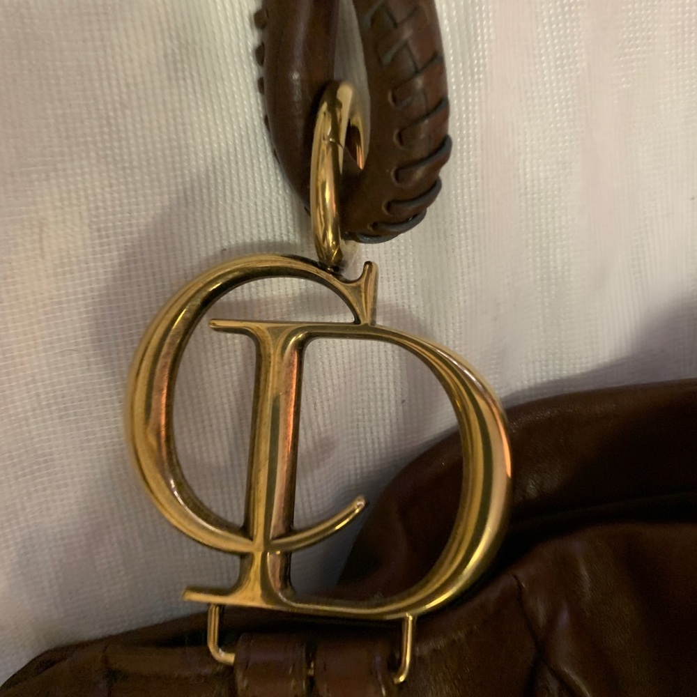 Christian Dior Brown Hobo Bag
